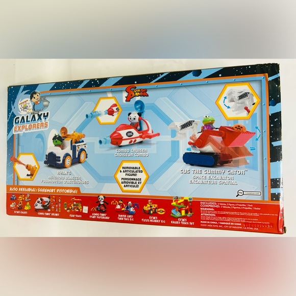 New Ryan's World Galaxy Explorers Asteroid Blaster Exclusive box Playset - Picture 6 of 7